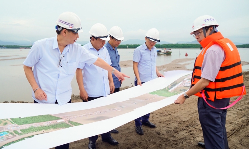 Tiến độ thực hiện dự án trên địa bàn của huyện Thủy Nguyên